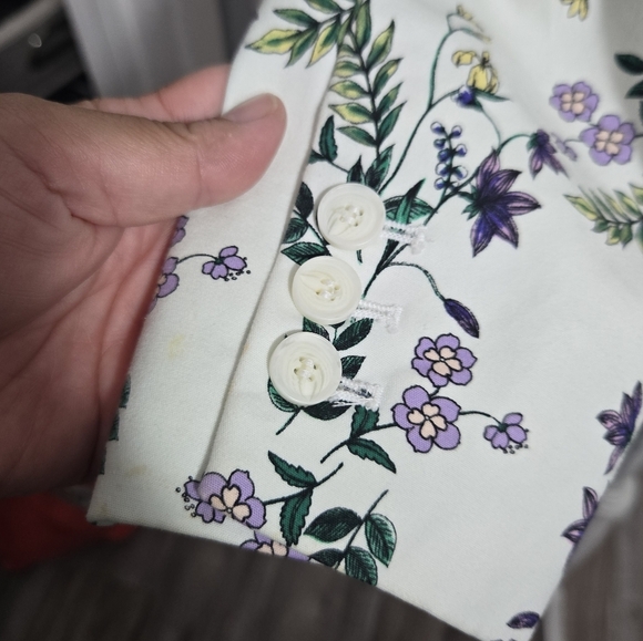 Liz Claiborne Career Floral Jacket  Sz M - Picture 4 of 10